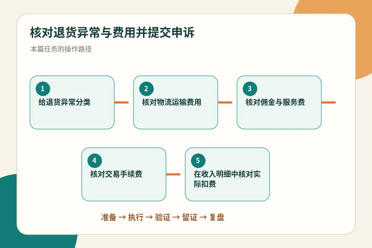 退货申诉流程总览示意图
